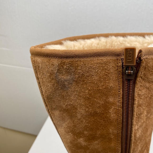 UGG SUMNER ZIPPER BOOT CHESTNUT SIZE 8 - Picture 7 of 14